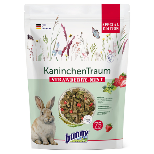 Bunny Nature KaninchenTraum SPECIAL EDITION STRAWBERRY-MINT 1,5 kg