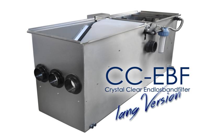 CC - EBF 1000S-L | Crystal Clear Endlosbandfilter Schwerkraft Lang-Version CC - EBF 1000S-L | Crystal Clear Endlosbandfilter Schwerkraft Lang-Version