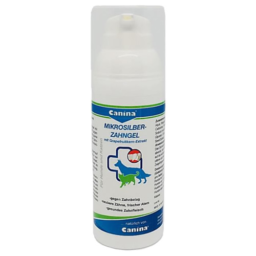 Canina Mikrosilber Zahngel 50 ml für Hunde