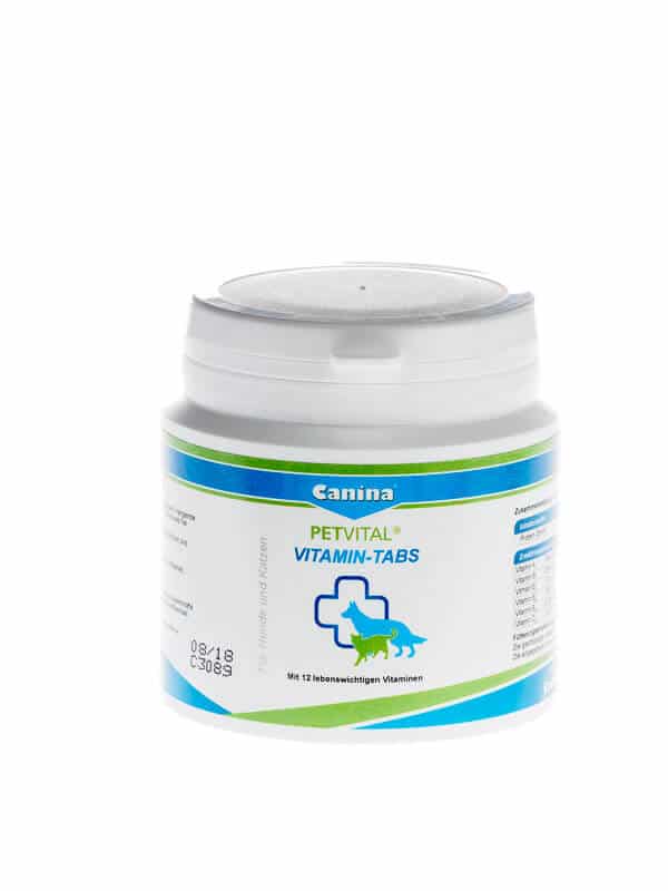 Canina PETVITAL Vitamin-Tabs für Katzen und Hunde - 100g