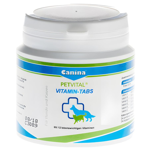 Canina Pharma PETVITAL Vitamin-Tabs 100 g für Katzen
