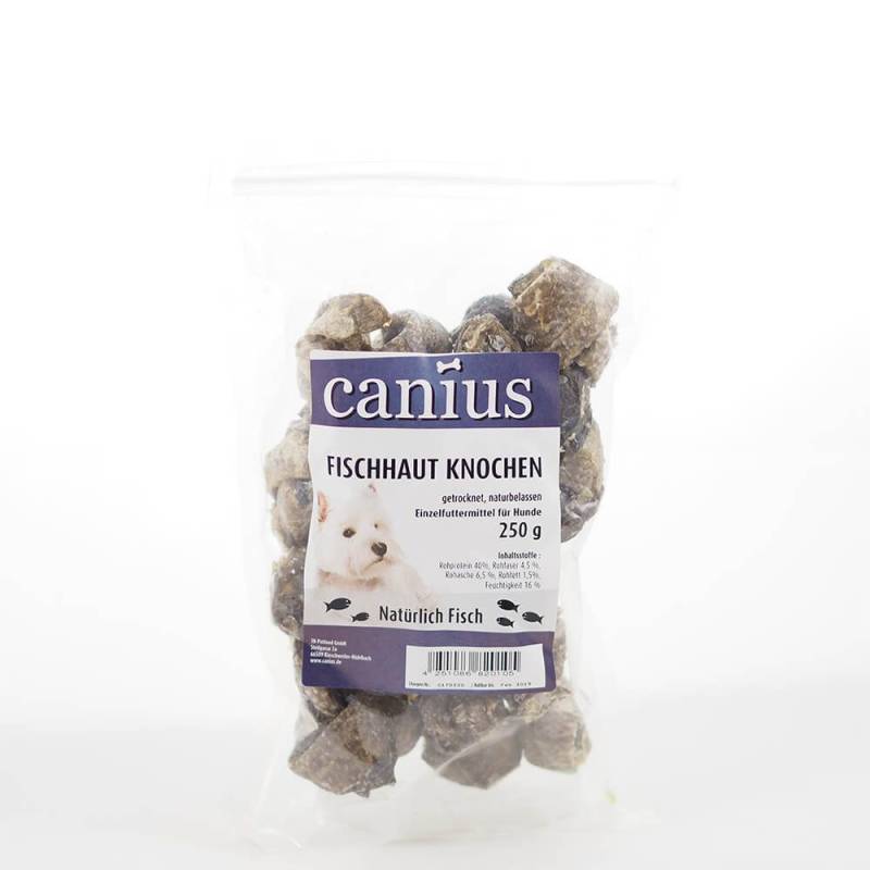 Canius Hunde Snacks Fischhaut Knochen 5x 250 g