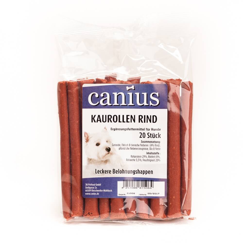 Canius Hundesnacks KauRollen Rind 12x 20 St