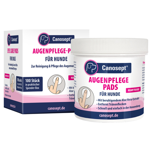 Canosept Augenpflege Pads für Hunde - 100er Pack