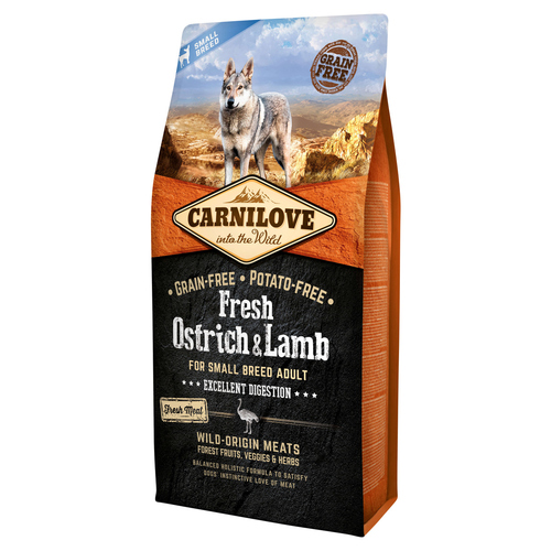 Carnilove Adult Fresh Small Strauß & Lamm 6 kg