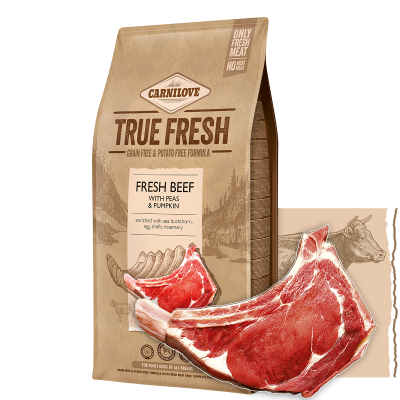 Carnilove Hunde Trockenfutter - Adult True Fresh Beef+Peas&Pumpkin - Sparpaket: 2 x 11,4kg