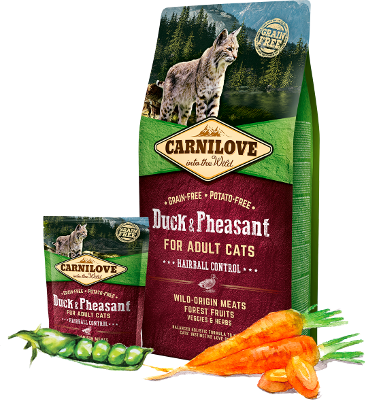 Carnilove Trockenfutter für Katzen Cat Adult Duck Pheasant - Sparpaket: 3 x 6kg
