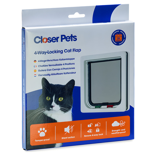 Cat Mate Katzenklappe 309W weiß