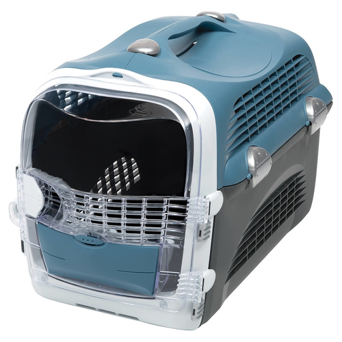 Catit Cabrio Transportbox blau/grau