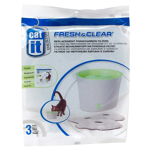 Catit Ersatzfilter für Katzen-Trinkbrunnen 3er Pack