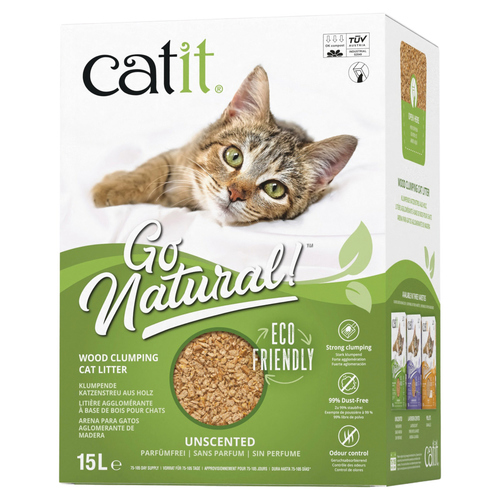 Catit Go Natural! Holzeinstreu 15 l