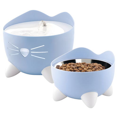 Catit Pixi Trinkbrunnen Combo Kit blau Catit Pixi Trinkbrunnen Combo Kit blau