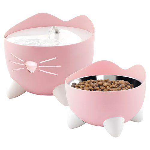 Catit Pixi Trinkbrunnen Combo Kit pink Catit Pixi Trinkbrunnen Combo Kit pink
