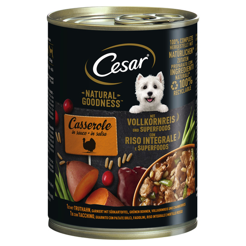 Cesar Natural Goodness Truthahn + Superfood 400 g