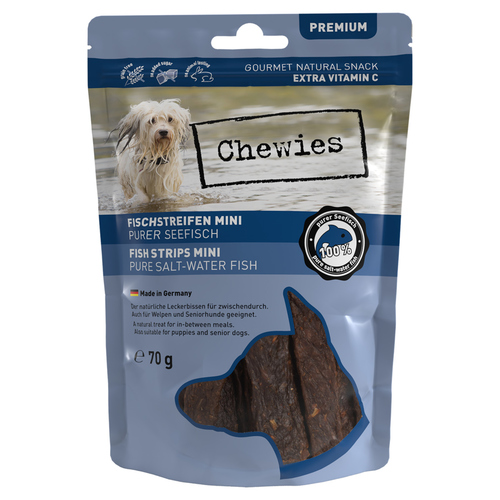 Chewies Fischstreifen Mini Seefisch 70 g