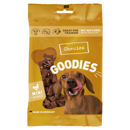 Chewies Goodies Mini Bones mit Geflügel 125 g