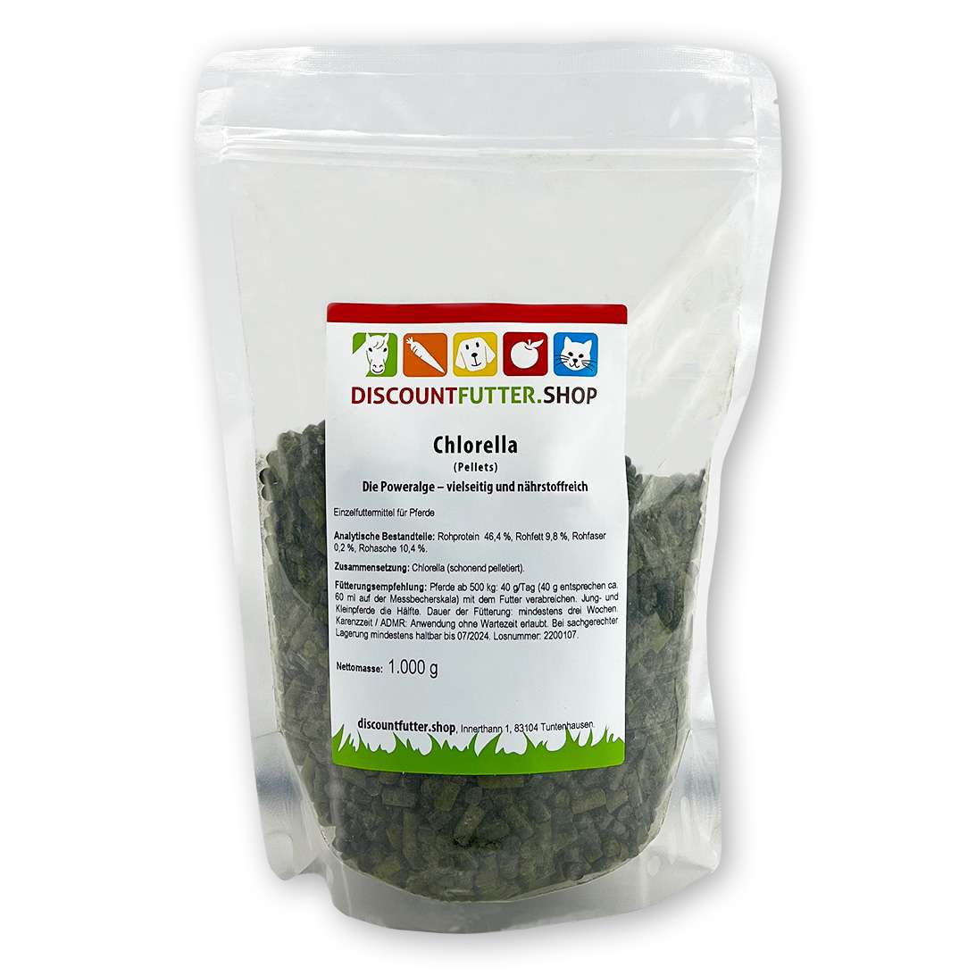 Chlorella (1 kg - Pellet)