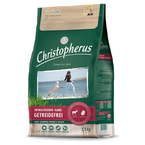 Christopherus Getreidefrei mit Hirsch & Kartoffel 1,5 kg