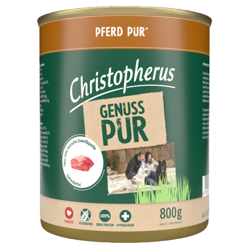 Christopherus Pur Pferd 800 g - 6 Stück