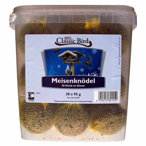 Classic Bird Knödel im Eimer - 30 Stück