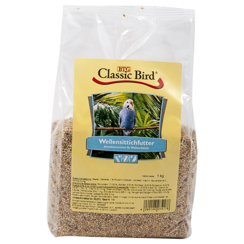 Classic Bird Sittichfutter 1 kg - 5 Stück