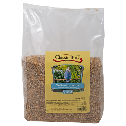 Classic Bird Sittichfutter 2,5 kg - 4 Stück