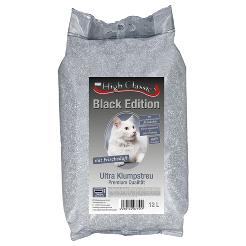 Classic Cat Katzenstreu High Black Edition 12 l