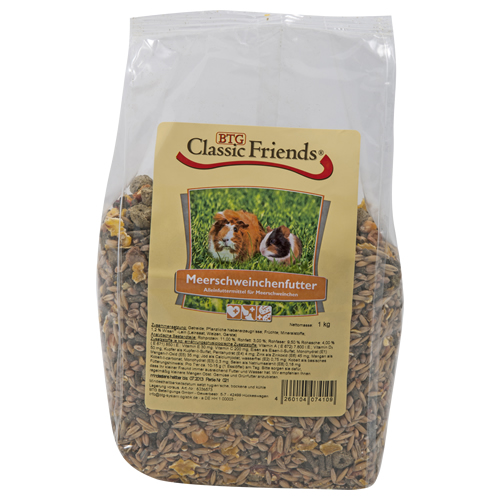 Classic Friends Meerschweinchenfutter 1 kg - 5 Stück