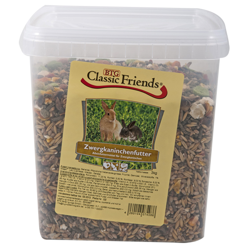 Classic Friends Zwergkaninchenfutter 3 kg Classic Friends Zwergkaninchenfutter 3 kg