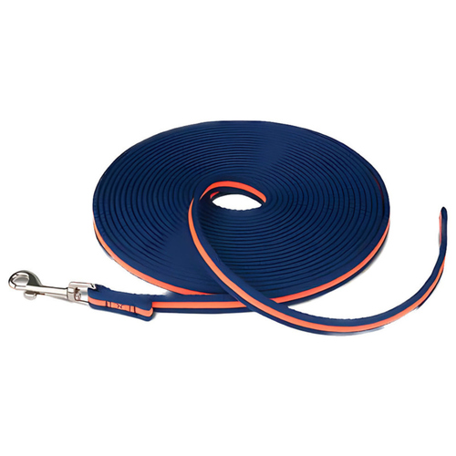 Coachi Trainingsleine dunkelblau/orange