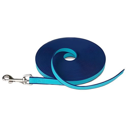 Coachi Trainingsleine wasserdicht hellblaudunkelblau