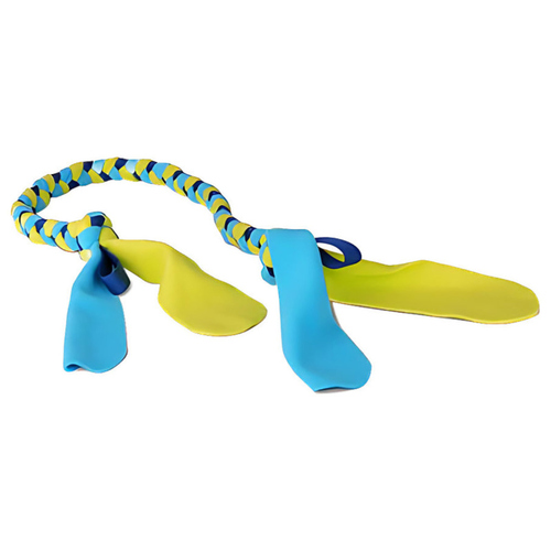 Coachi Zerrspielzeug "Tuggi Tug" blau/gelb