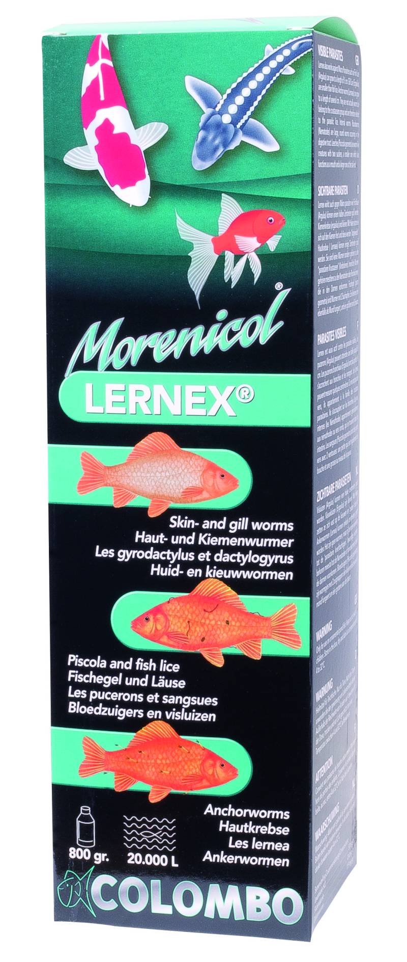 Colombo Morenicol Lernex - 800 ML für 20.000 Ltr. Teichvolumen Colombo Morenicol Lernex - 800 ML für 20.000 Ltr. Teichvolumen