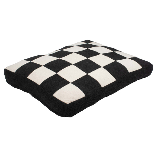 Coockoo Hundekissen Cozy Block schwarz/weiß, Größe: L Coockoo Hundekissen Cozy Block schwarz/weiß, Größe: L