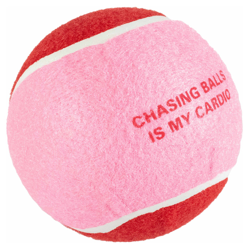Coockoo Hundespielzeug Tennisball Chase Me rot/rosa