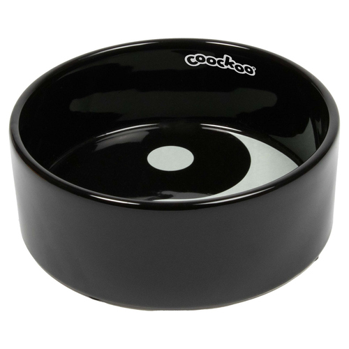 Coockoo Katzen Futternapf YingYang schwarz/weiß