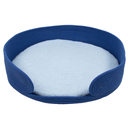 Coockoo Katzenkorb Lazy Lounge blau, Maße: 55 x 55 x 12 cm