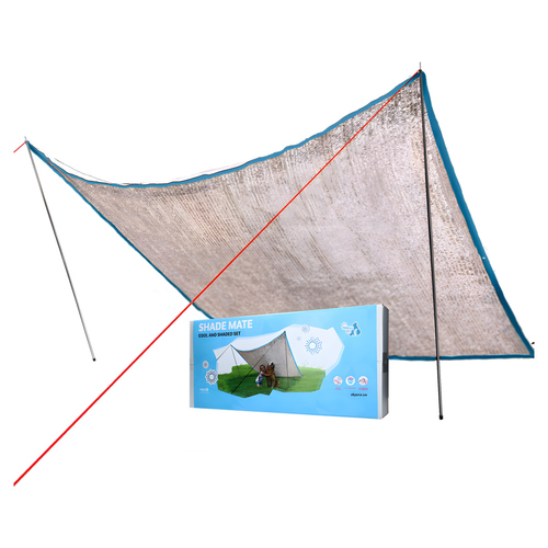 CoolPets Sonnensegel/Schattensegel Shade Mate Set