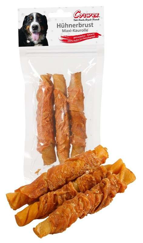 Corwex Hühnerbrust Maxi Kaurolle 150 g