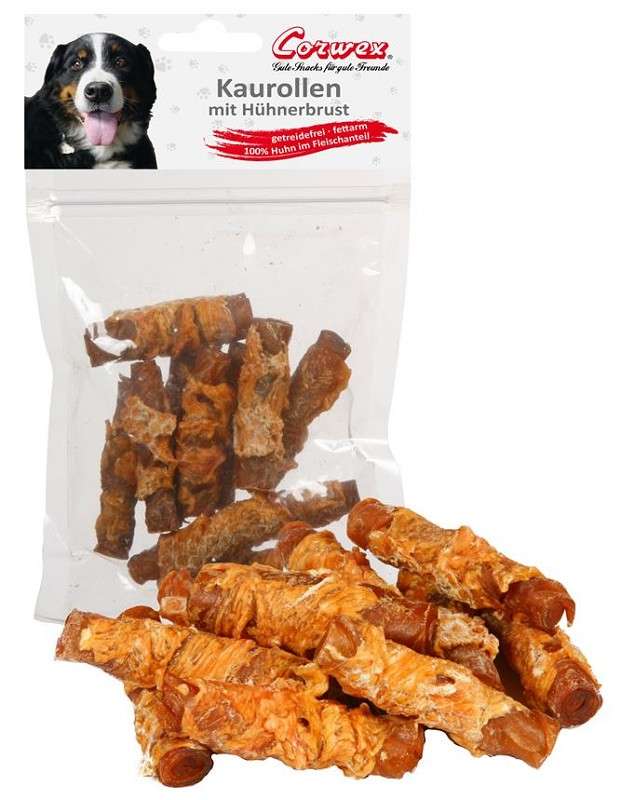 Corwex Kaurollen mit Hühnerbrust – 250 g