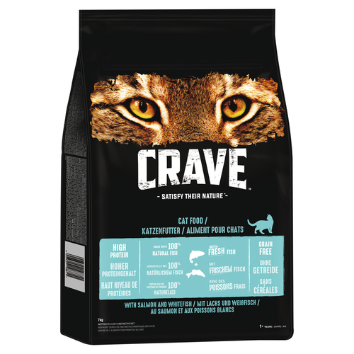 Crave Adult mit Lachs und Weißfisch 7 kg