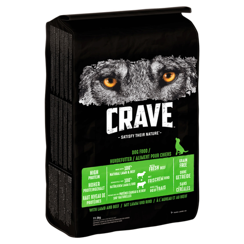 Crave Adult mit Lamm und Rind 11,5 kg