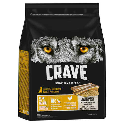Crave Huhn mit Knochenmark und Urgetreide 2,8 kg