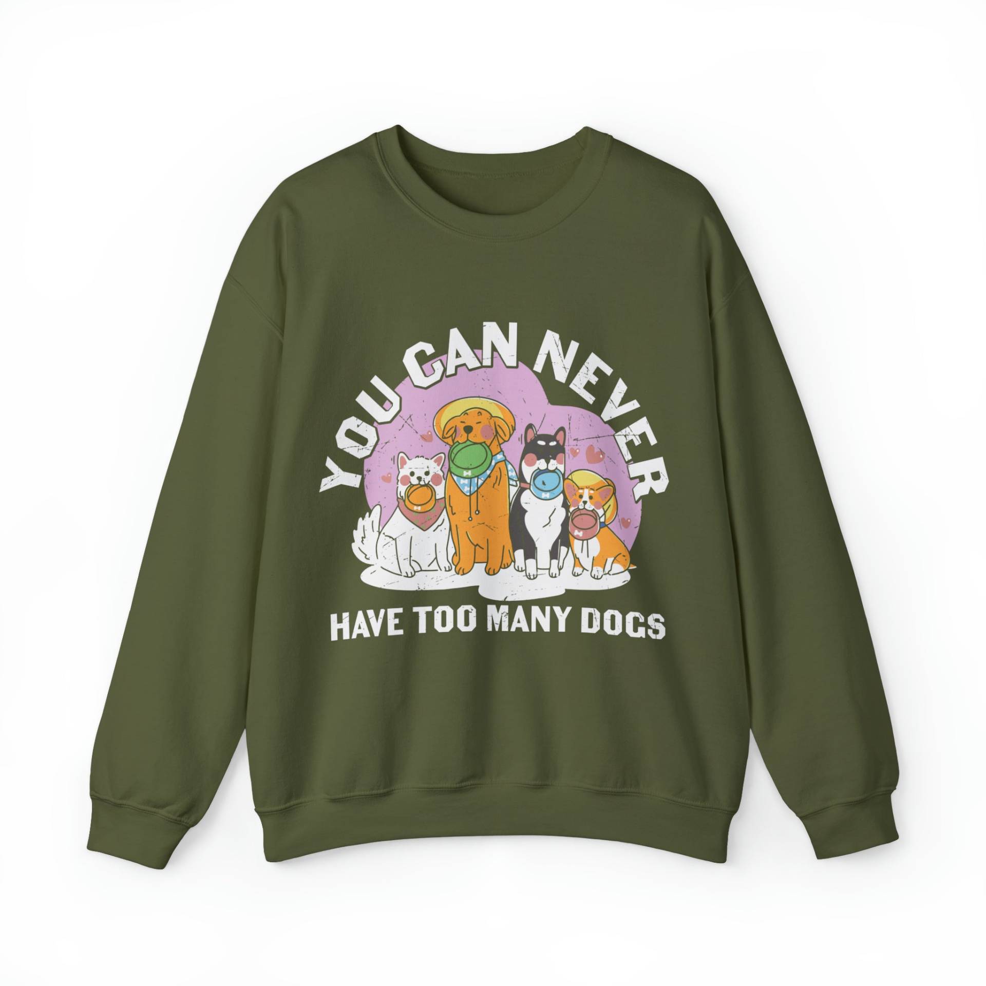 Crewneck Sweatshirt "Many Dogs"