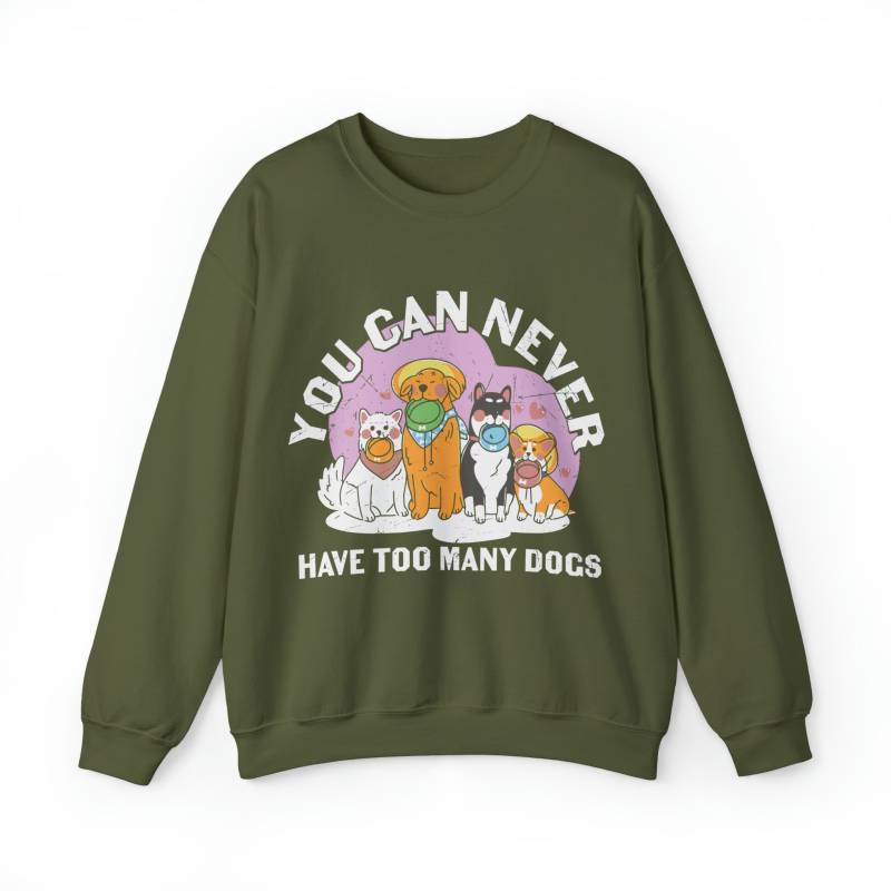 Crewneck Sweatshirt "Many Dogs"