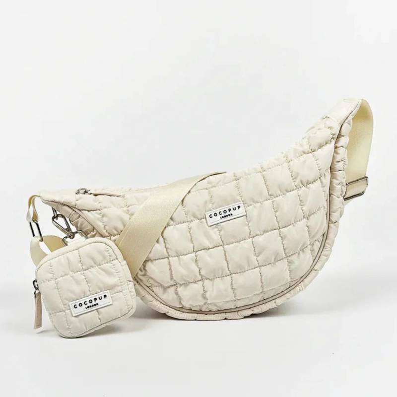 Crossbody Crescent Dog Walking Bag Wolke