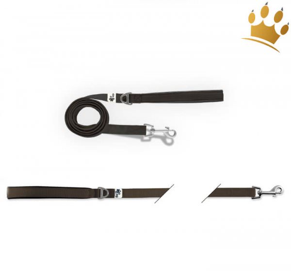 Curli® Basic Hundeleine Nylon Braun