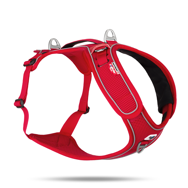 Curli Belka Adjustable Neck Geschirr Rot - 4XL