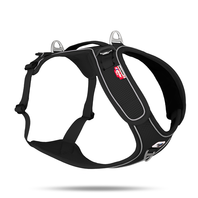Curli Belka Adjustable Neck Geschirr Schwarz - 4XL