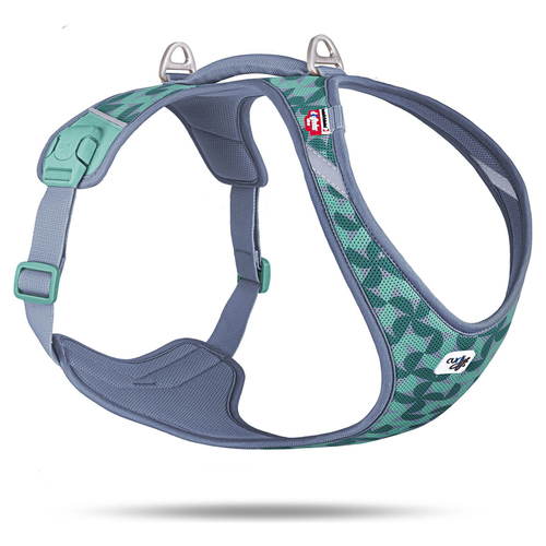 Curli Belka Harness Air-Mesh Geschirr LE26 SemiCircle blau, Größe: 2XL
